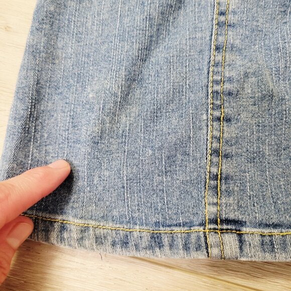 Vtg Denim Dress Embroidered D is for DORA The Explorer Sz 6 Y2K Nick Jr. READ - Picture 3 of 7